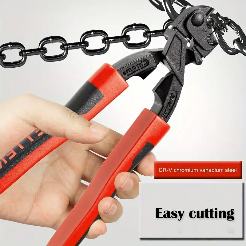 8″ Bolt Cutters Mini Compact Size Cutting Rods Bolts Rivets Wire Heavy Duty