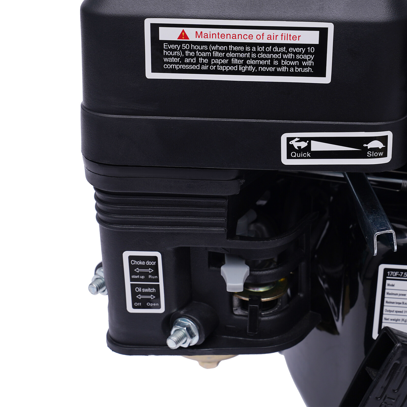 7.5HP Gas Engine 4-Stroke 212cc for Honda GX160 Go Kart Log Splitter Mini Bike