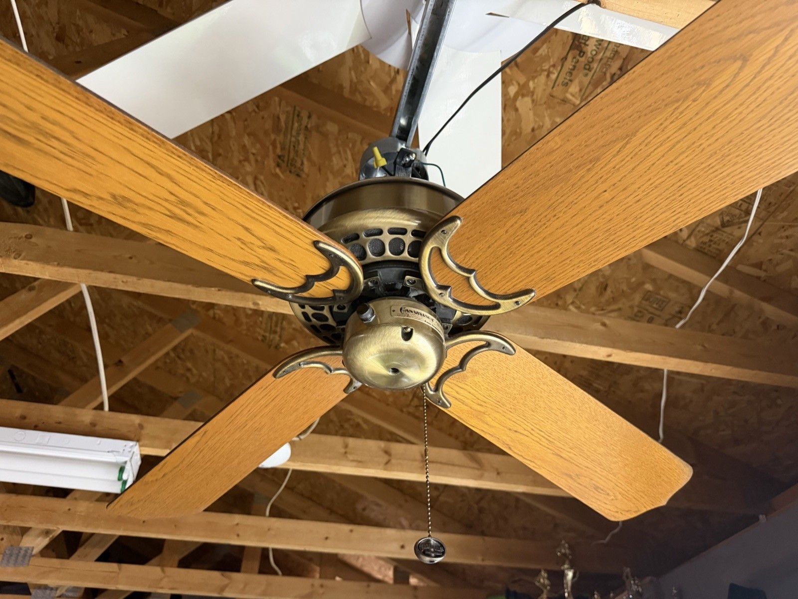 1982 Casablanca Four Seasons Ceiling Fan. (PLEASE READ DESCRIPTION!!!!)