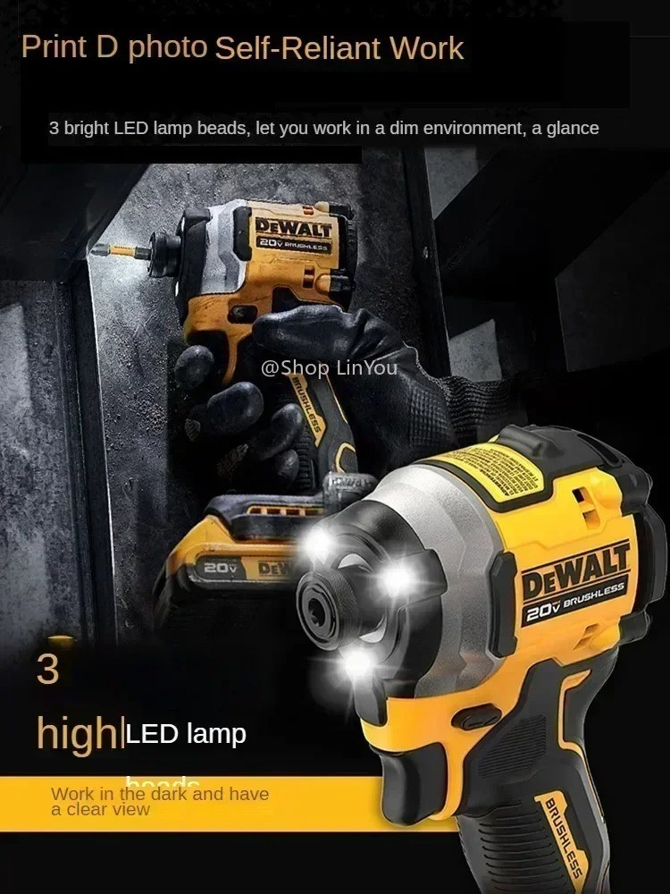 DEWALT DCF850 Impact Driver Electric Driver 20V Brushless Cordless