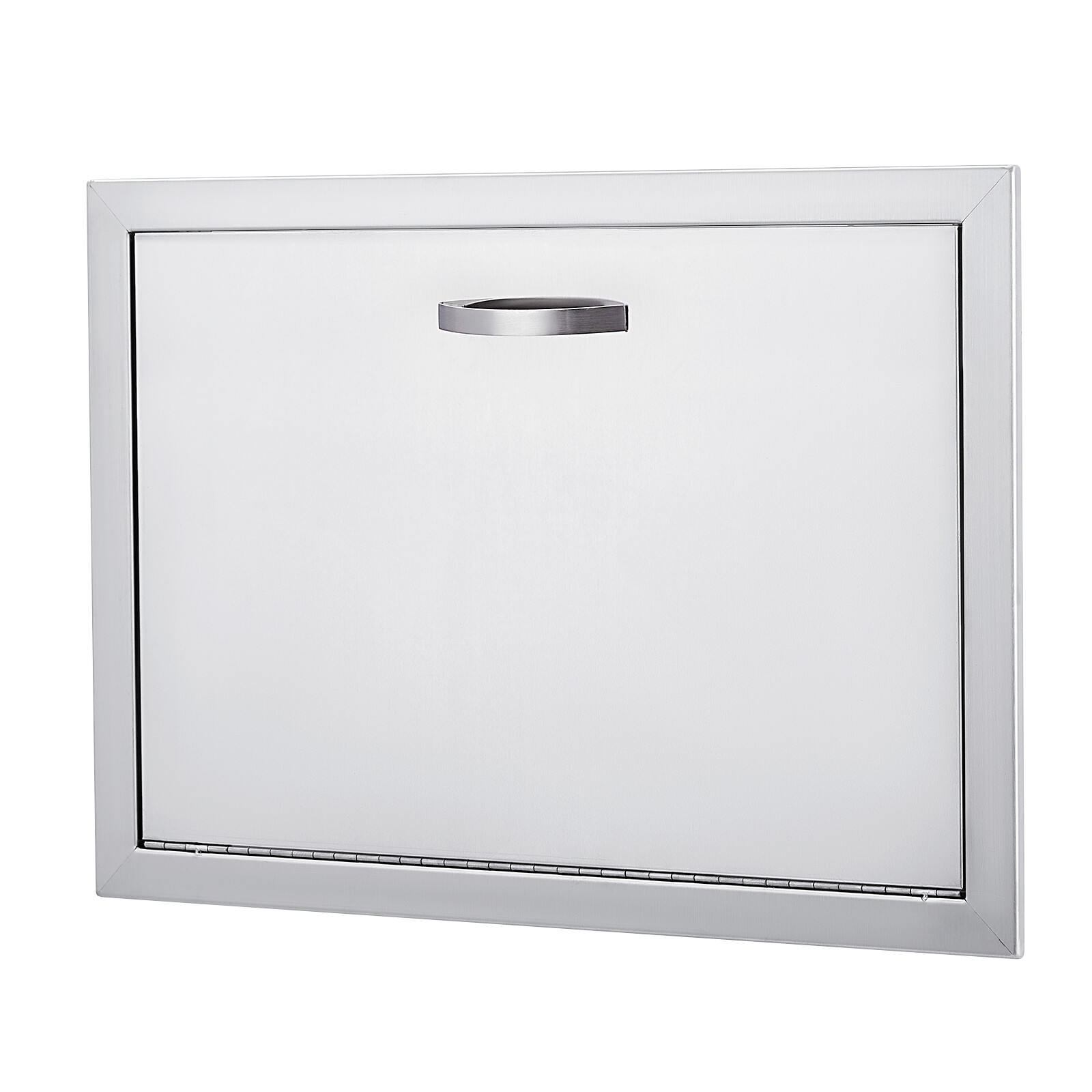 BBQ Access Door, Outdoor Grill Door Double Door Brushed Stainless Steel for BBQ