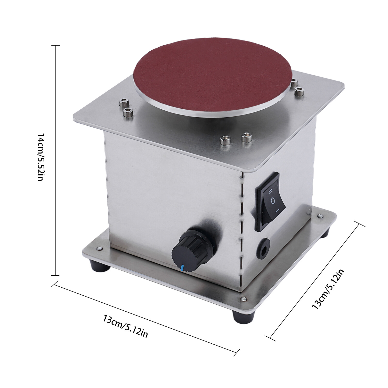 4″ Mini Disc Sander with Variable Speed 6000RPM Electric Small Hobby Disk Sander