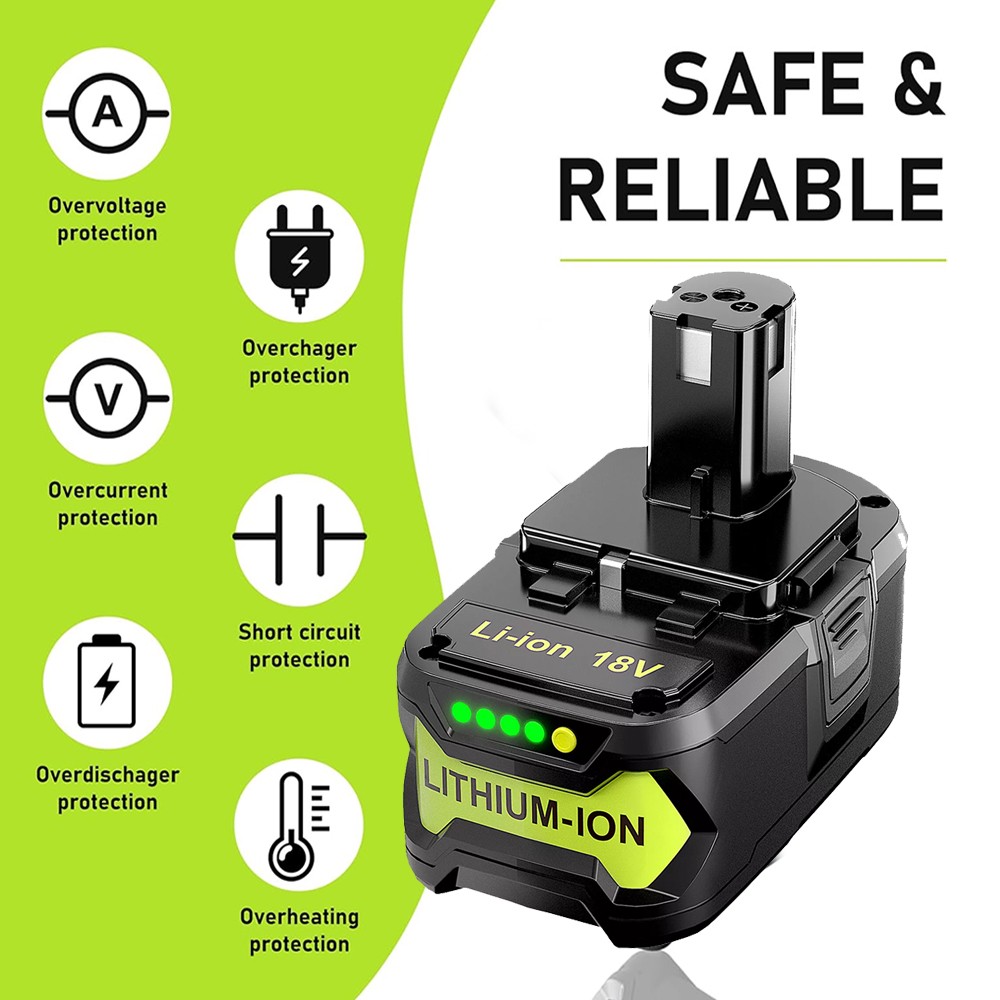 3PACK 18V 8.0Ah P108 One+Plus High Capacity Battery Lithium-Ion New for Ryobi