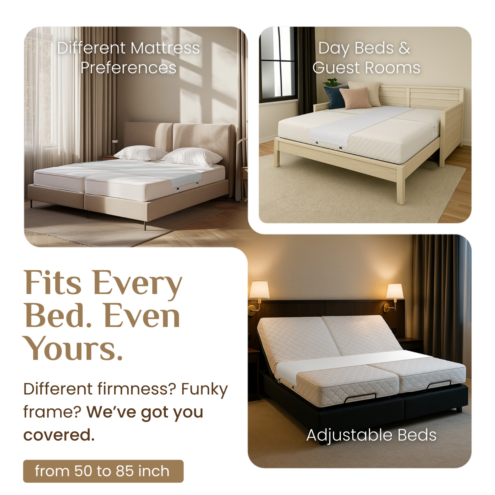 Bed Bridge ** BedBinders | Bed Gap Filler and Mattress Gap Filler – Twin to King