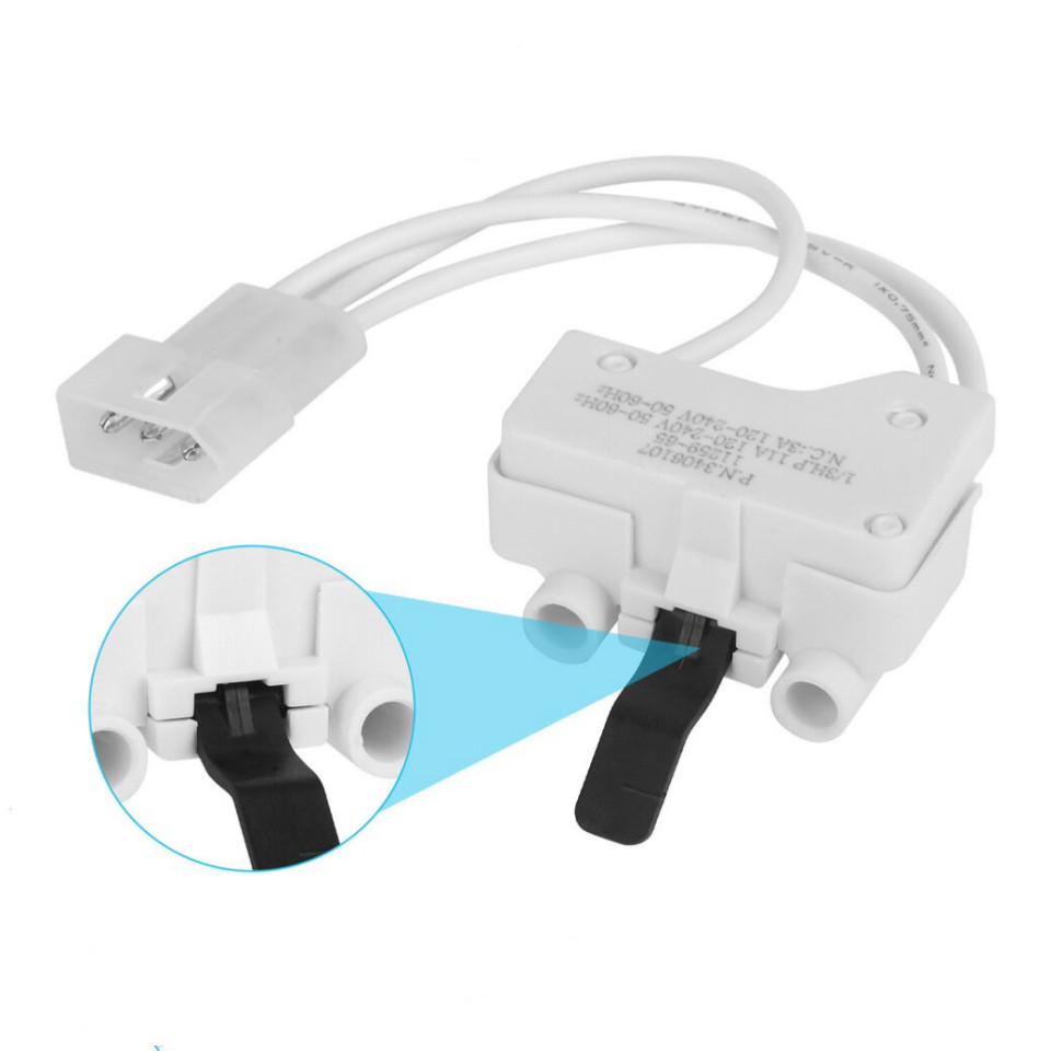 10Pcs 3406107 Dryer Door Switch Kit for Whirlpool Kenmore Maytag 3405100 3405101