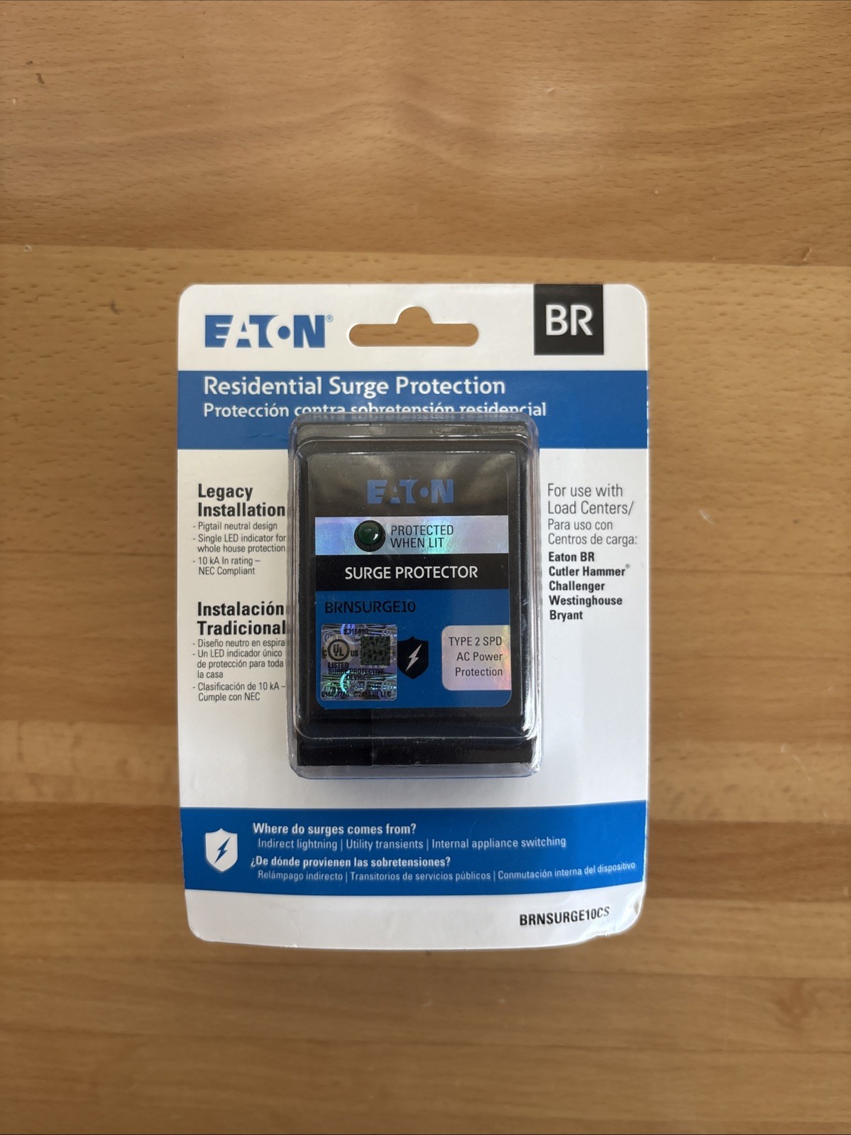 Eaton BRNSURGE10CS Residential Surge Protection