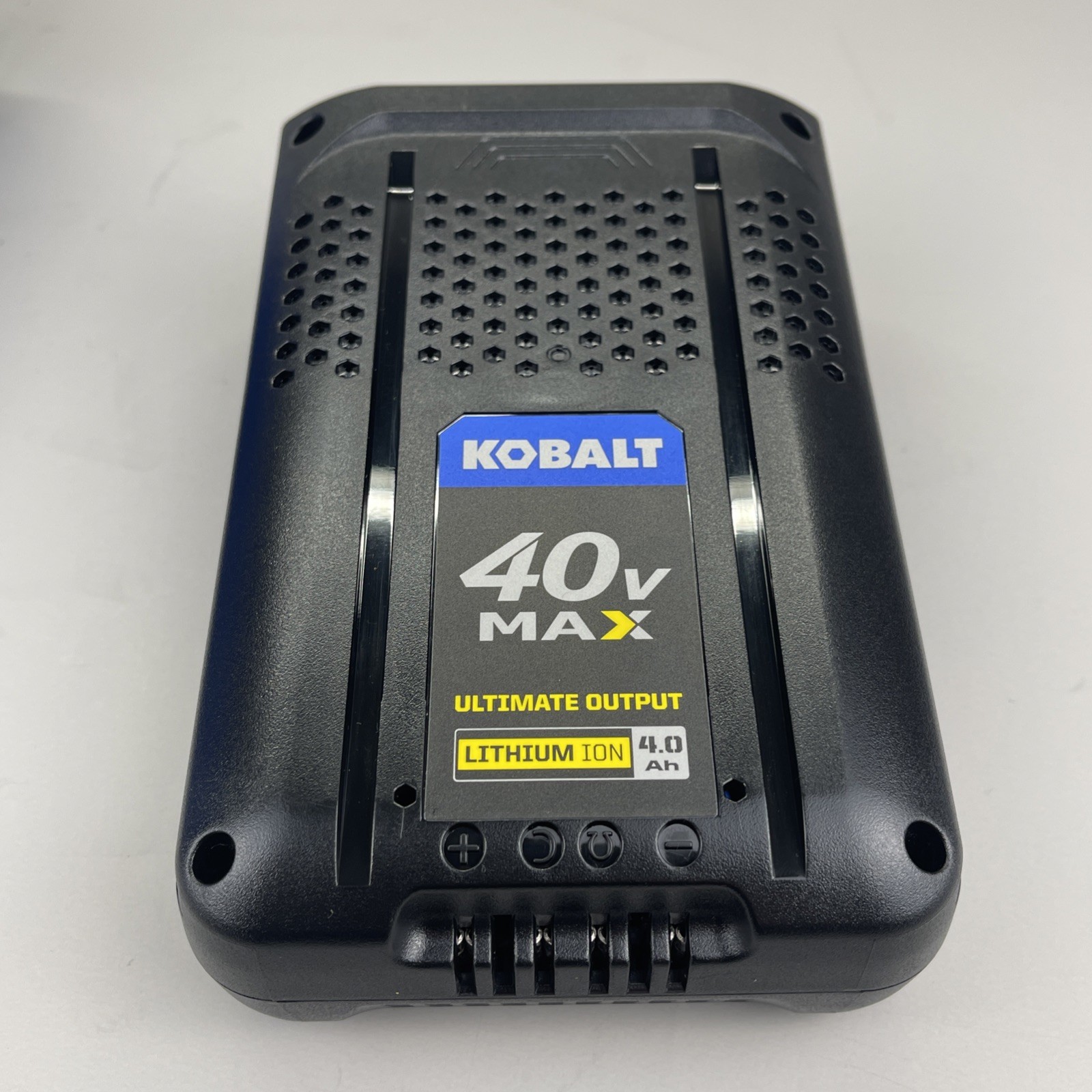 Kobalt 40V Max 4.0 Ah Extended Run Battery + Charger Kit Fast Charging 2024