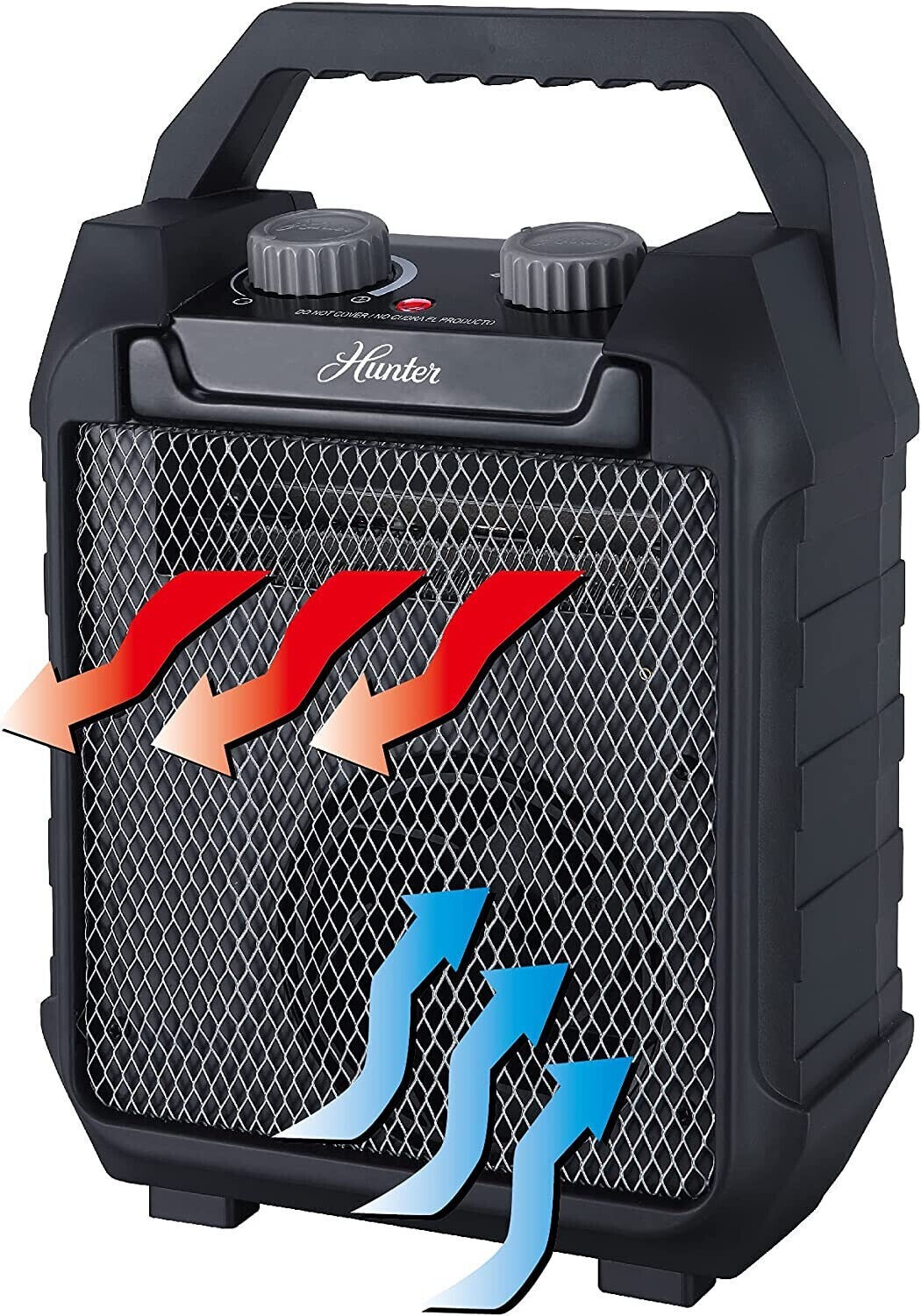 Hunter Recirculating Utility Space Heater Thermostat Portable Compact 1500W