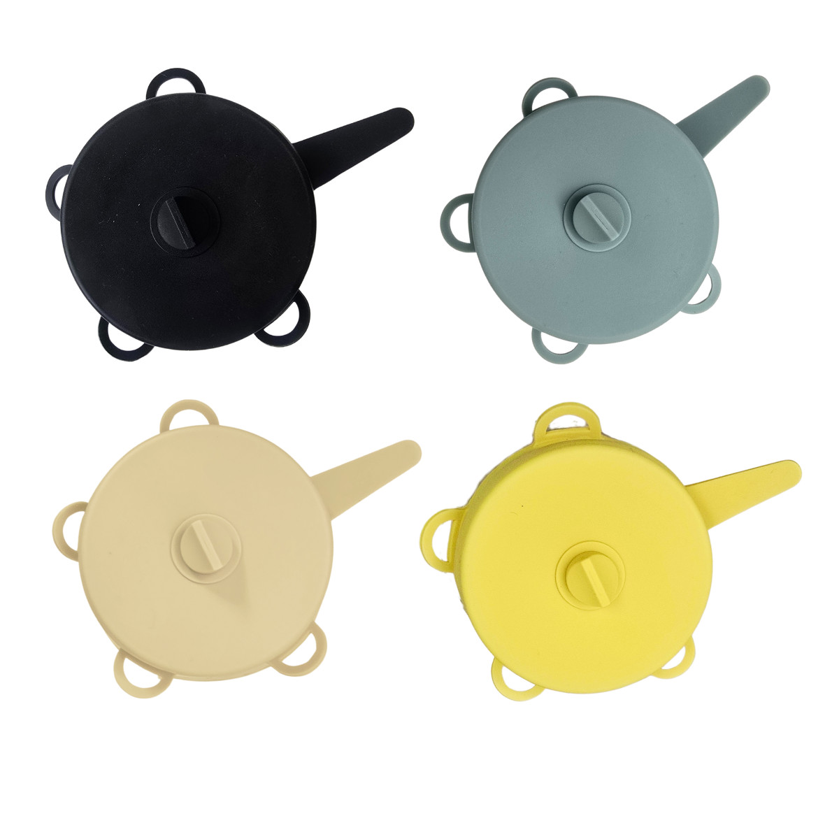 Fermentation Lids 4 EasyLid Airlock Pickle Pipes for 3″ Mason Jar Wide Mouth