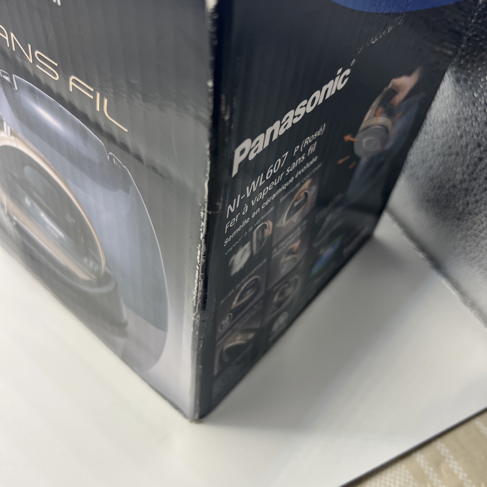 Panasonic 360 Freestyle Cordless Iron New Sealed NI-WL607 Rose Gold