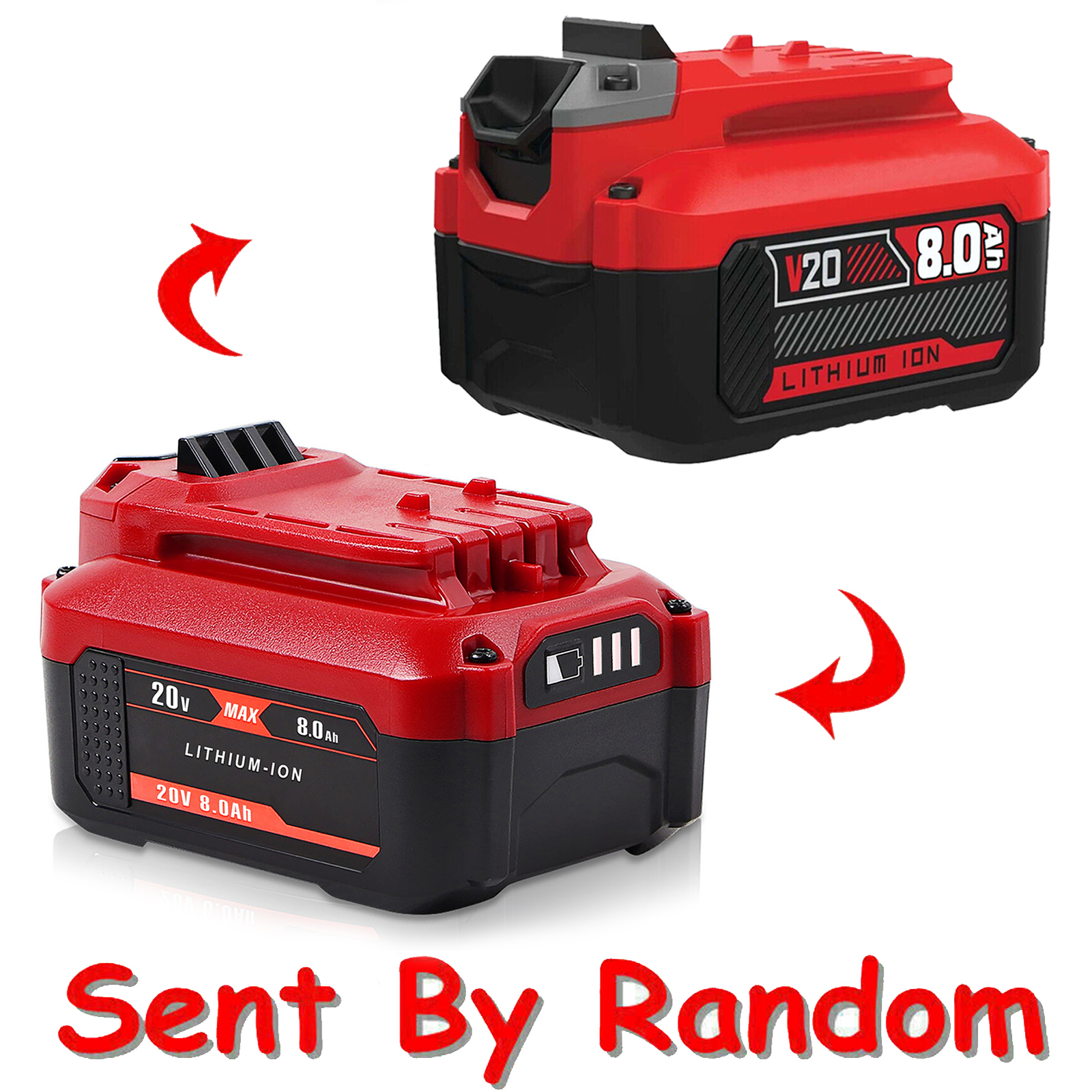 20V For Craftsman V20 20 Volt MAX 8.0Ah Li-ion Battery CMCB204 CMCB202 CMCB201
