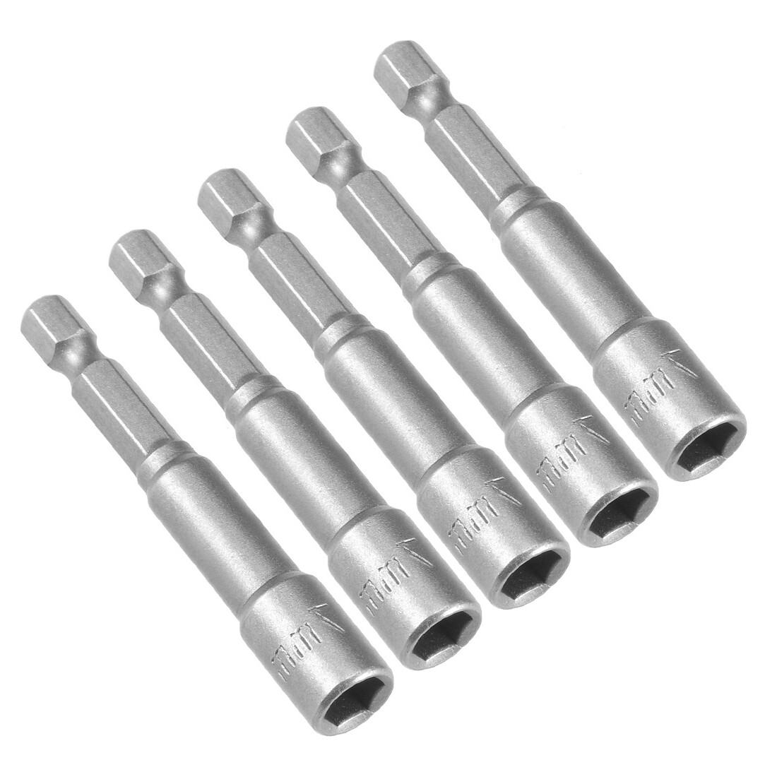5 x 1/4″ Quick-Change Hex Shank 7mm Magnetic Nut Sockets Driver 65mm