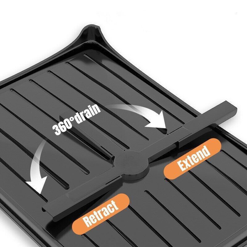 Kitchen Dish Cup Drying Rack Utensil Drainer Dryer Tray Cutlery Holder Organizer
