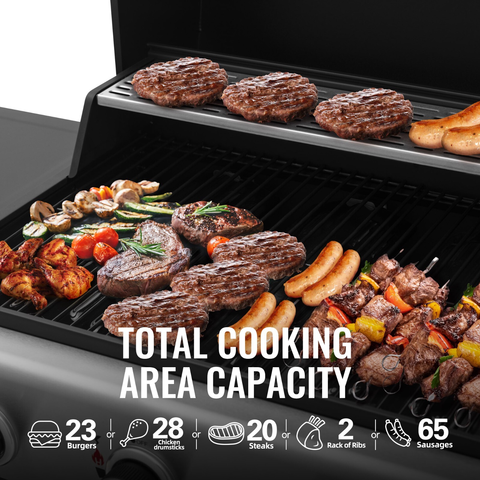 Royal Gourmet 3-Burner BBQ Liquid Propane Gas Gril lwith Front Spice Rack Black
