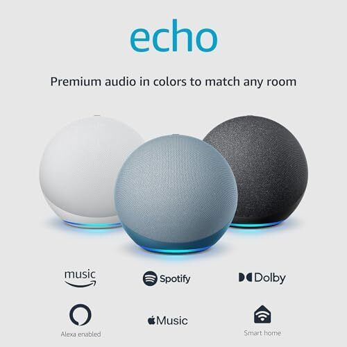 AMAZON ECHO DOT SMART SPEAKER 4TH GENERATION WITH ALEXA BLUETOOTH – REFURB