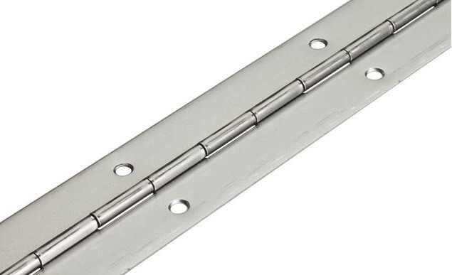 Shed Continuous Hinge 60″ x 2″ Piano Hinge Sheds Doors Barn Doors