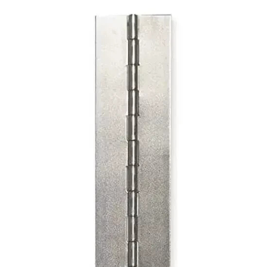 Weldable Piano Hinge 3″ x 72 Inch No Holes Steel Finish 0.09″ Continuous NEW