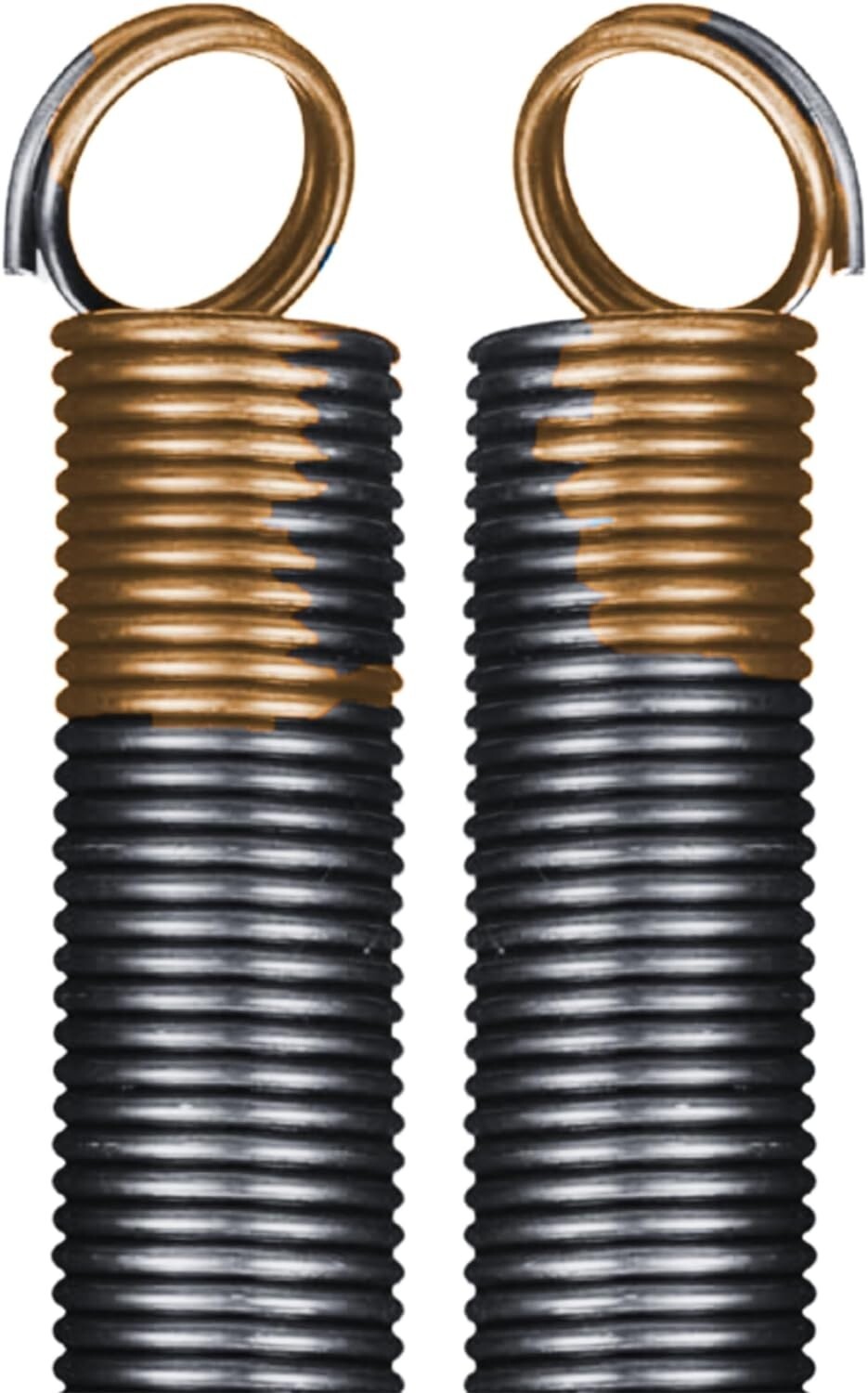 Heavy Duty Residential Garage Door Extension Springs 2-Pack 180lb. Gold