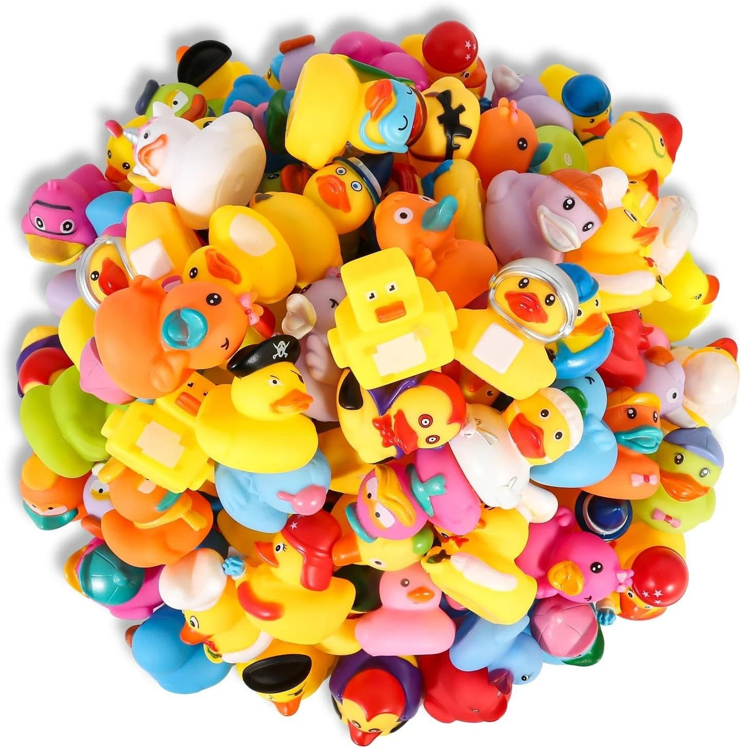 Rubber Ducks in Bulk,Assortment Duckies for Jeep Ducking Floater Duck Bath Toys