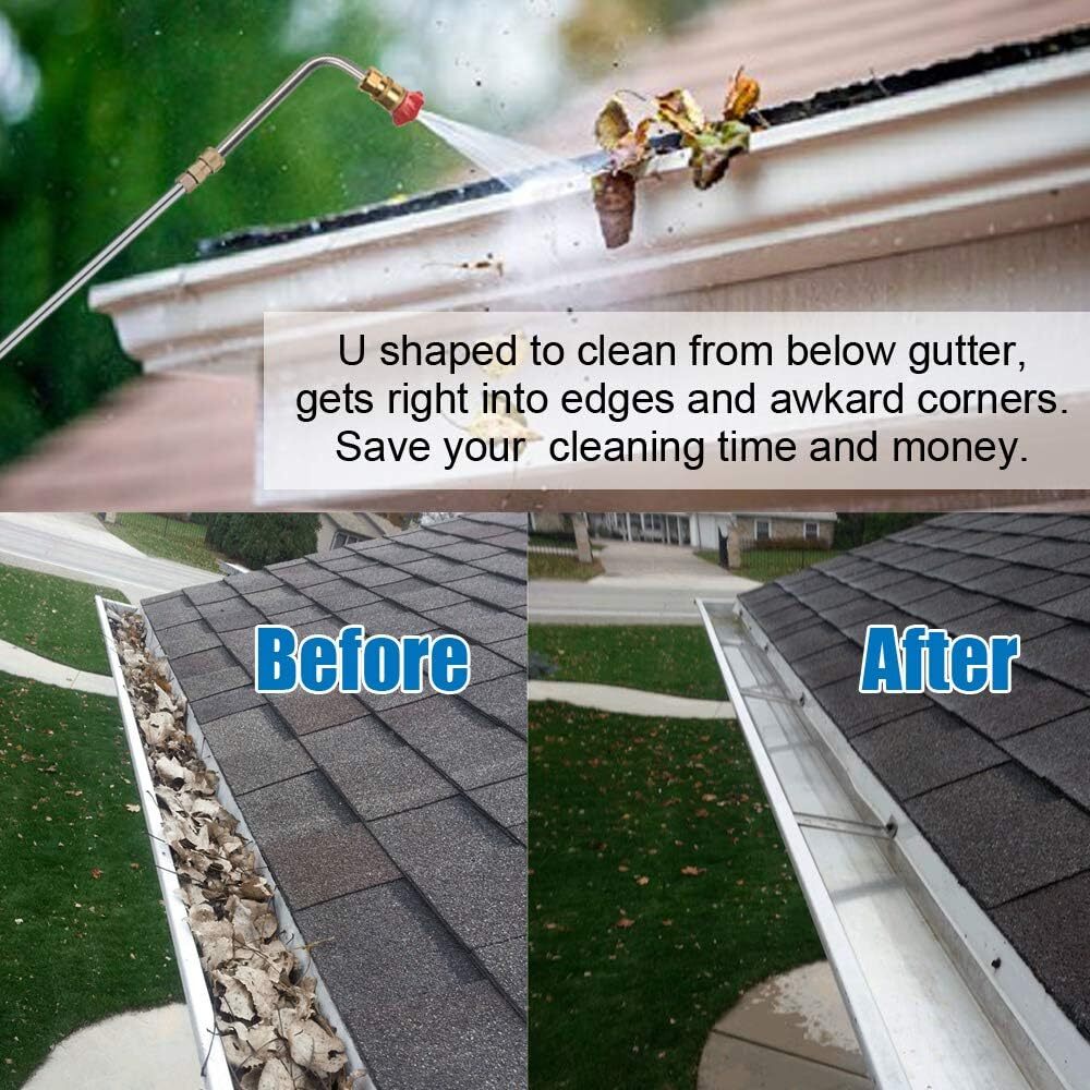 120 inch Pressure Washer Extension Wand, Replaceable Upgraded Power Washer Lance