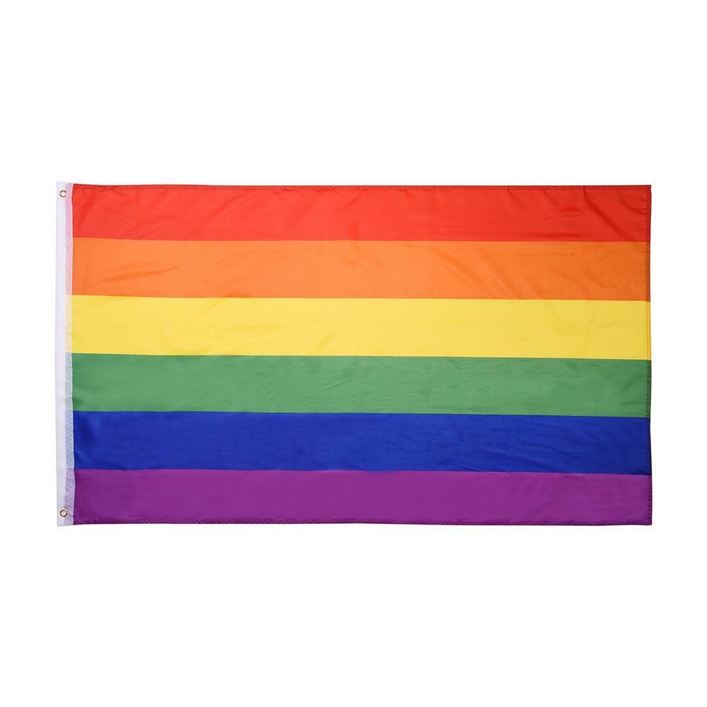 Rainbow Gay Pride Parade 3 x 5 ft Flag High Quality Printed Nylon FREE ship USA
