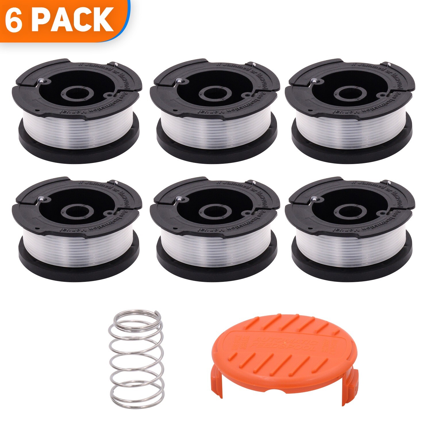 30ft 0.065in Weed Eater String,(AF-100) Trimmer Line Spool for Black and Decker
