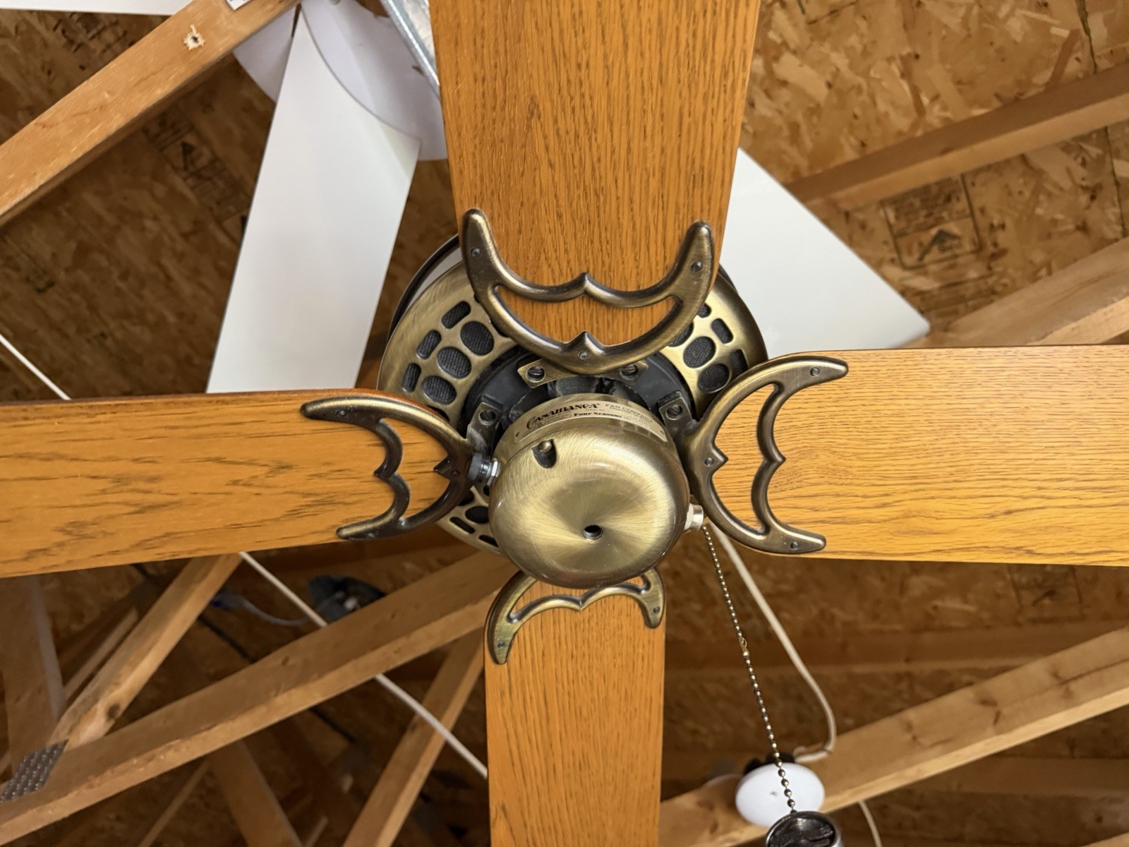 1982 Casablanca Four Seasons Ceiling Fan. (PLEASE READ DESCRIPTION!!!!)