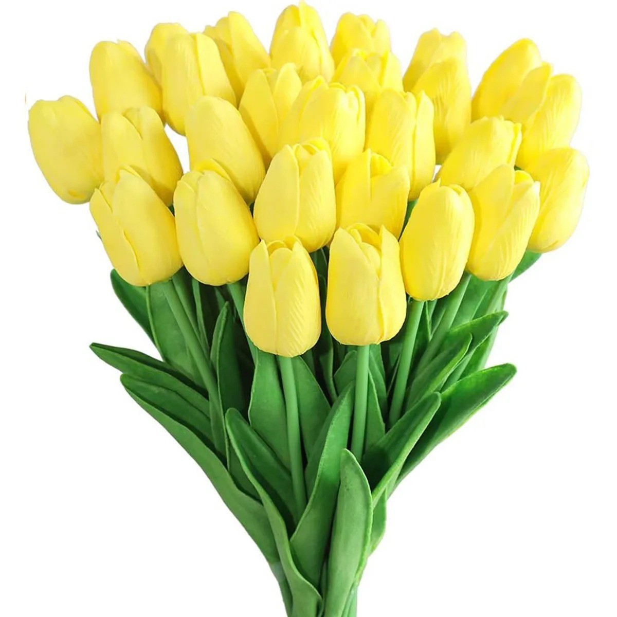 10Pcs Artificial Tulips Latex Fake Flower Bouquet Real Touch Wedding Party Decor