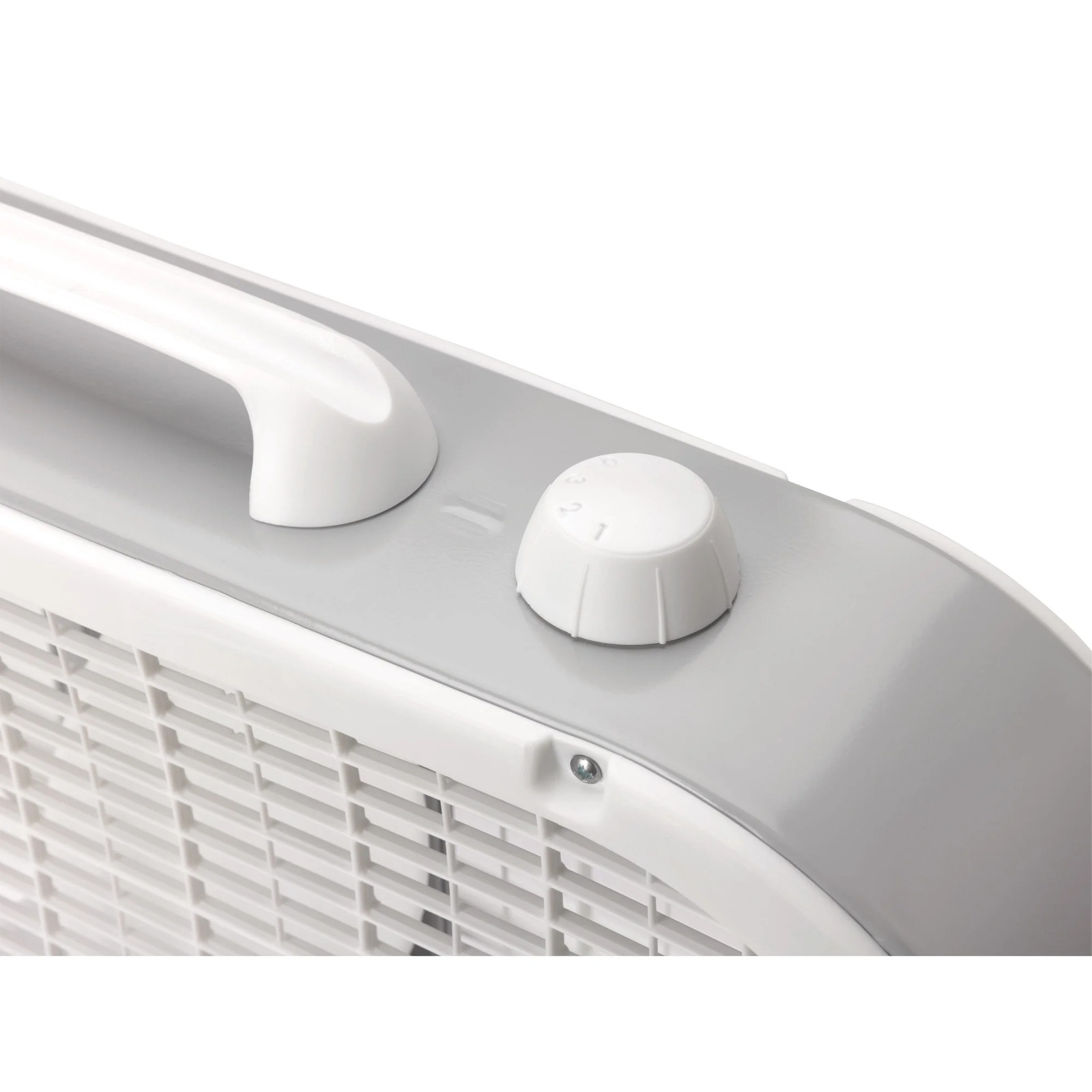 20″ 3-Speed Classic Box Fan with Weather-Resistant Motor, White, B20200