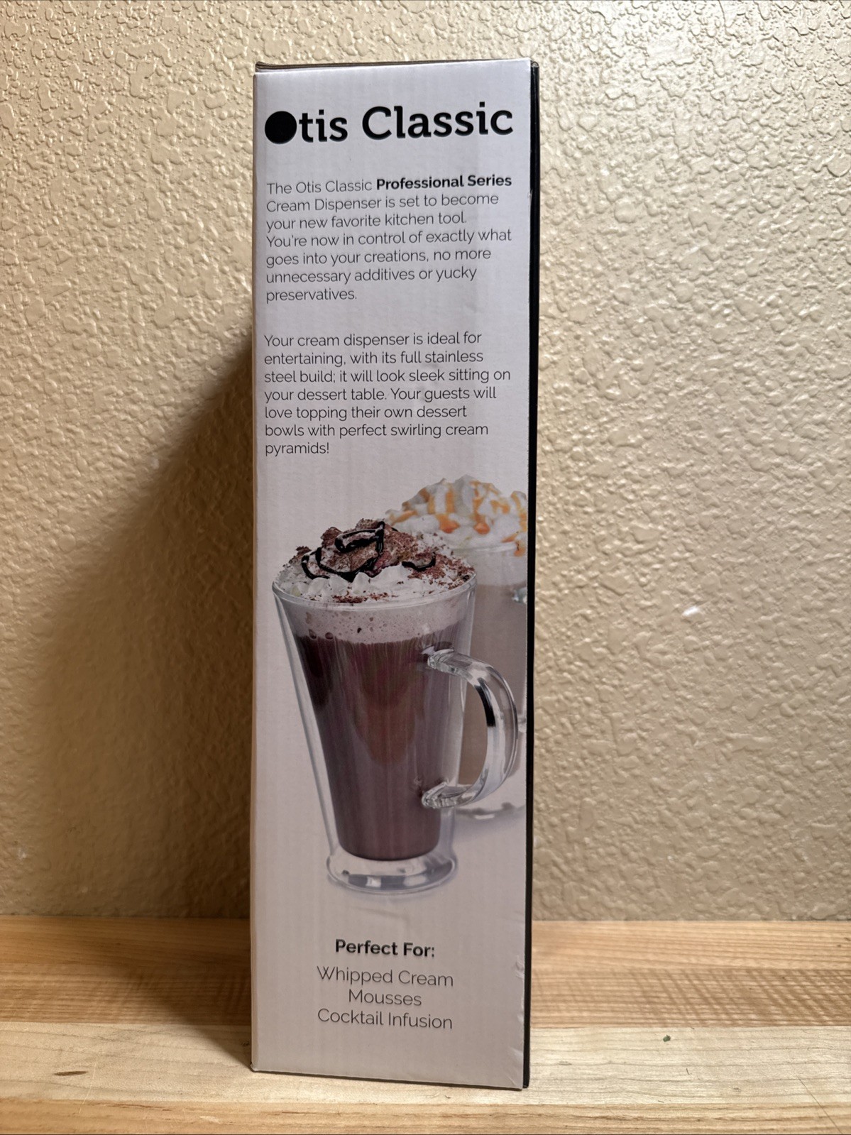 Otis Classic Professional Series Stainless Steel Whipped Cream Dispenser