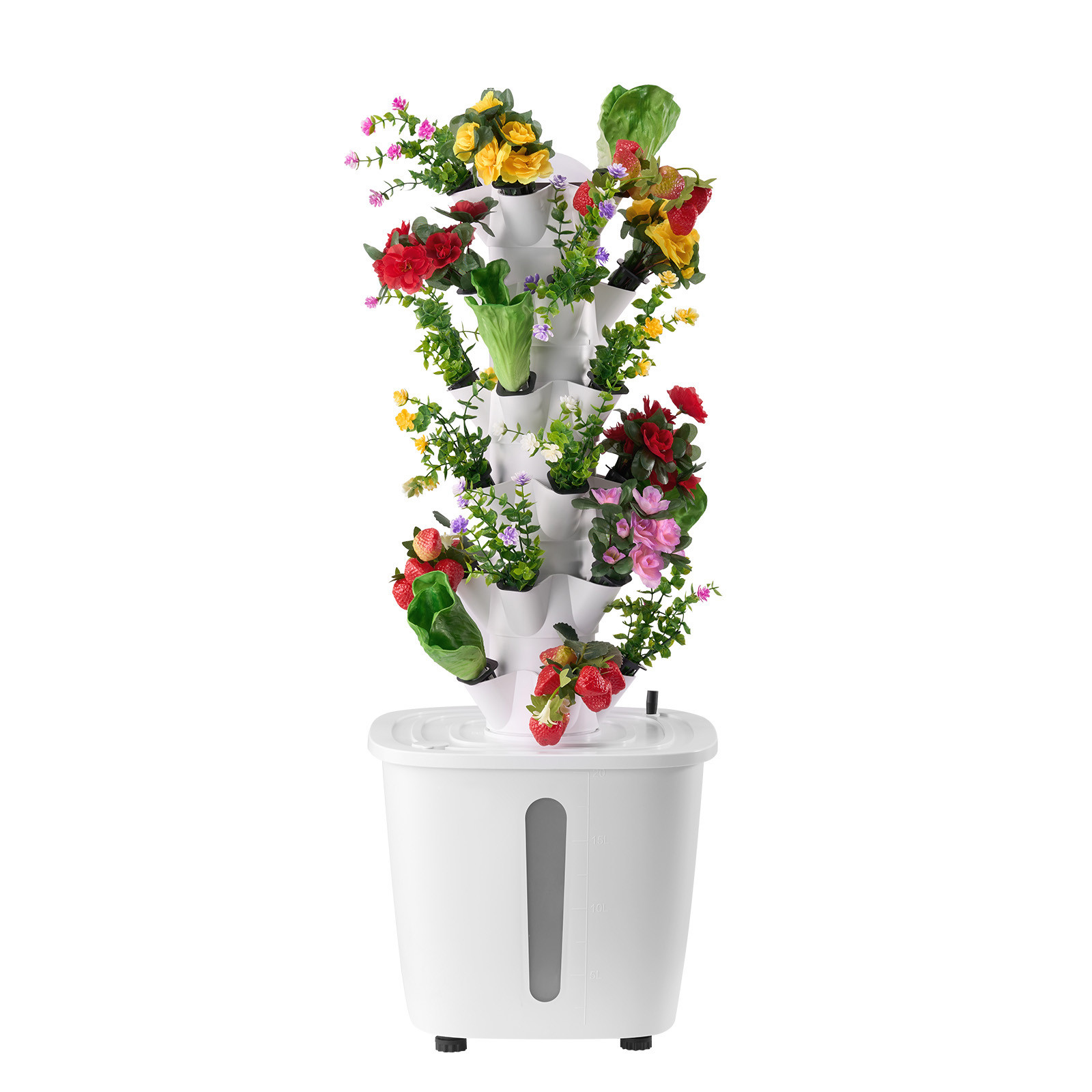 Hydroponic Growing System 30 Pods Indoor Smart Hydroponic Tower Garden with Pump