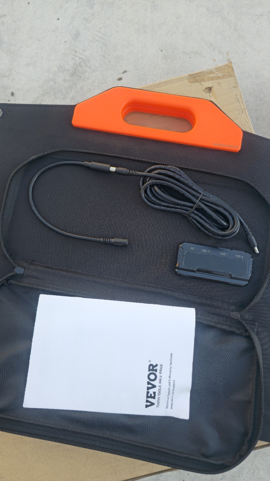 Vevor 120W Portable Foldable Solar Panel Waterproof ETFE Charger