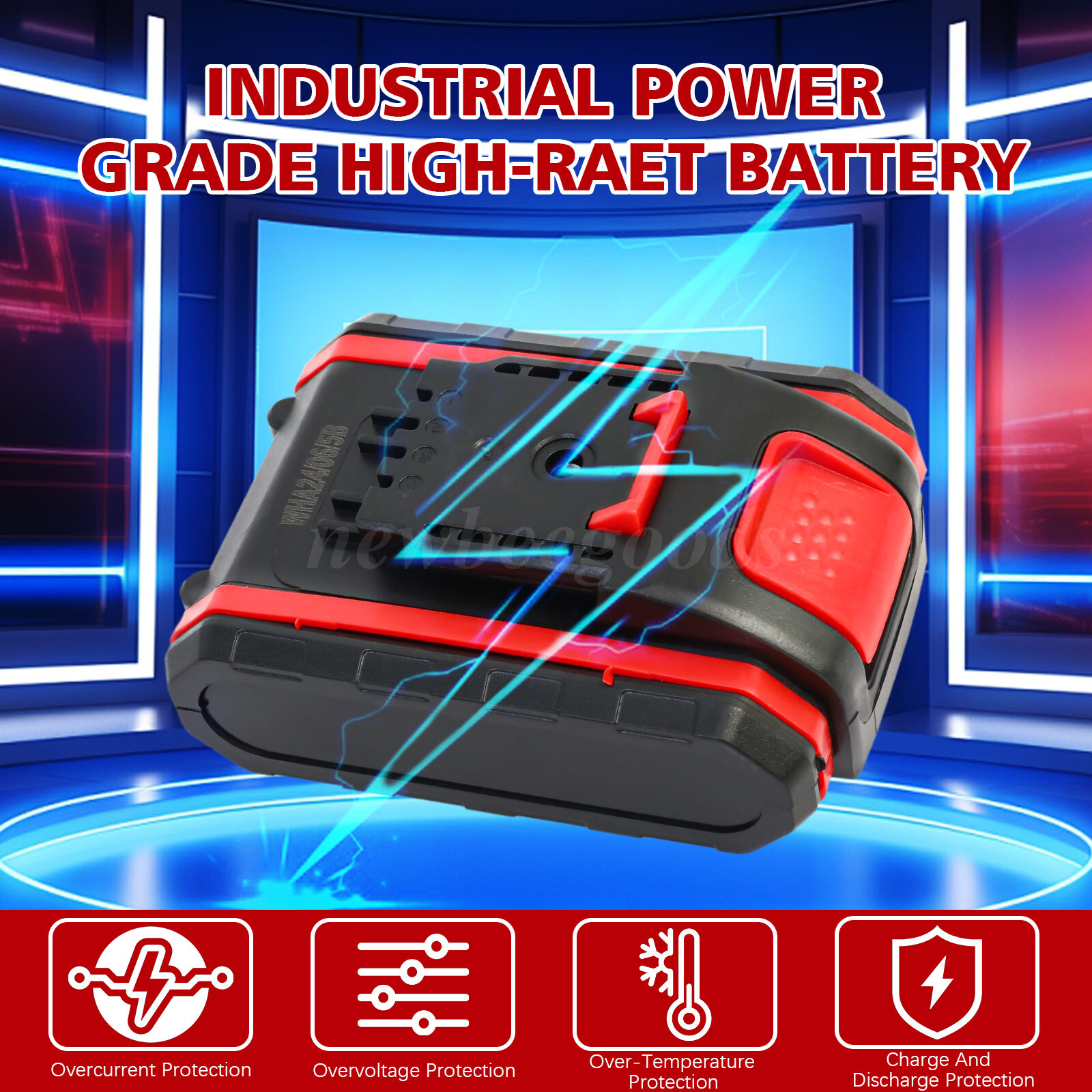 21V Electric Drill 3/8″ Power Cordless Screwdriver Drill Set with 2 Battery Kit