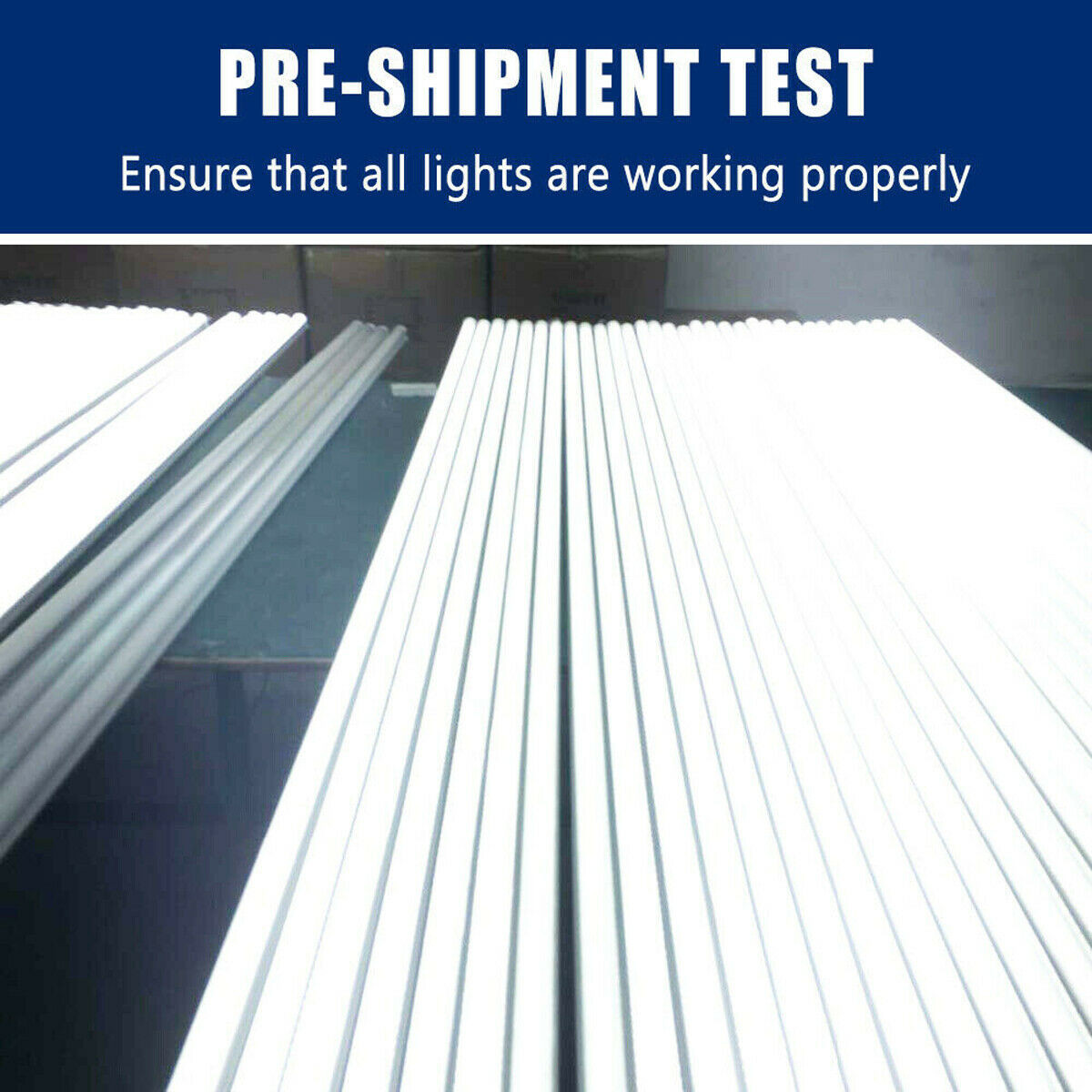 12Pack 8FT 120W LED Tube Light Fixture T8 LED Shop Light Warehouse Garage Light