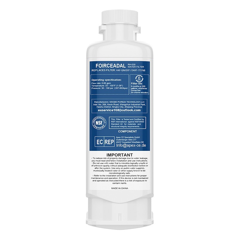 4 PACK for Samsung DA97-17376B HAF-QIN/EXP REFRIGERATOR Water Filter DA97-08006C