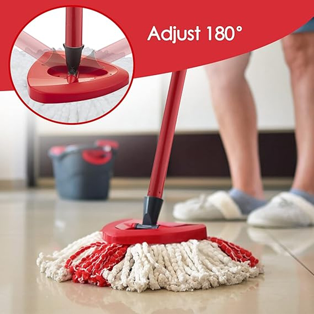 1-4 pcs Microfiber Replacement Mop base For O-Cedar Easy to Clean and install