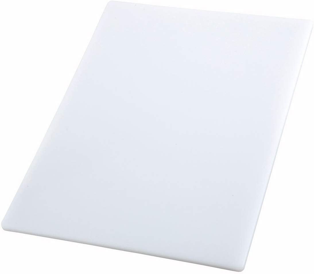 Winco CBWT-1824 Cutting Board, 18 by 24 by 1/2-Inch, White