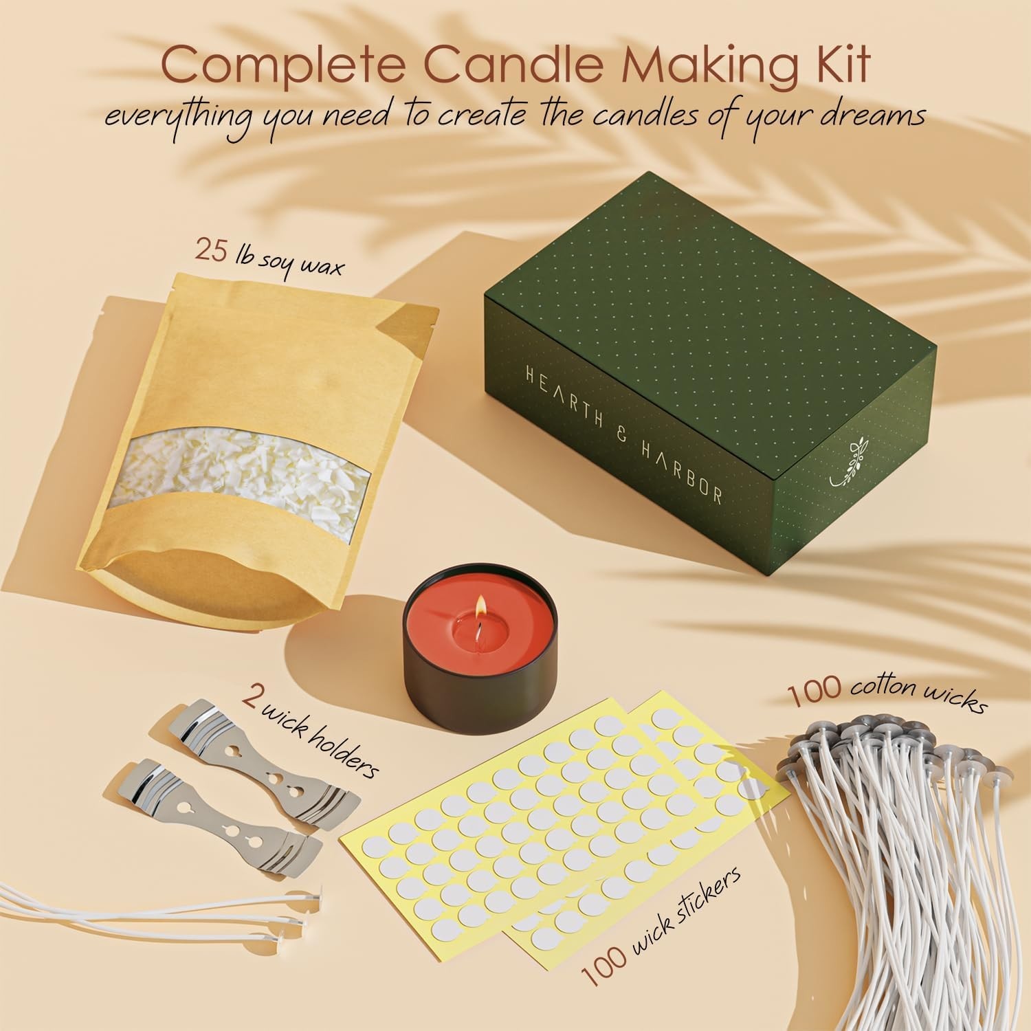 Gift-Worthy Soy Candle Making Bundle