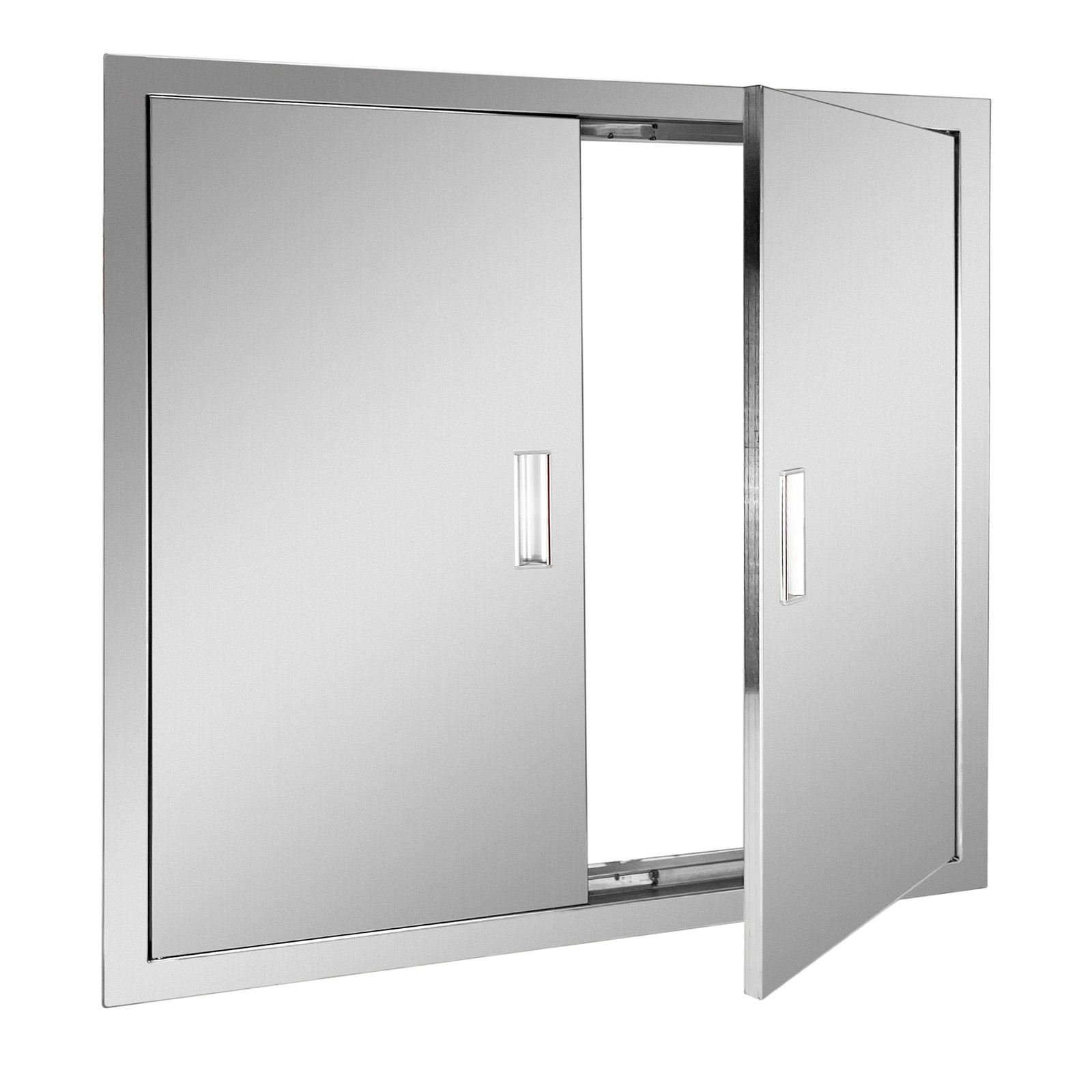 Stainless Steel BBQ Access Door 31W x 31H Inch Double Outdoor Kitchen Door