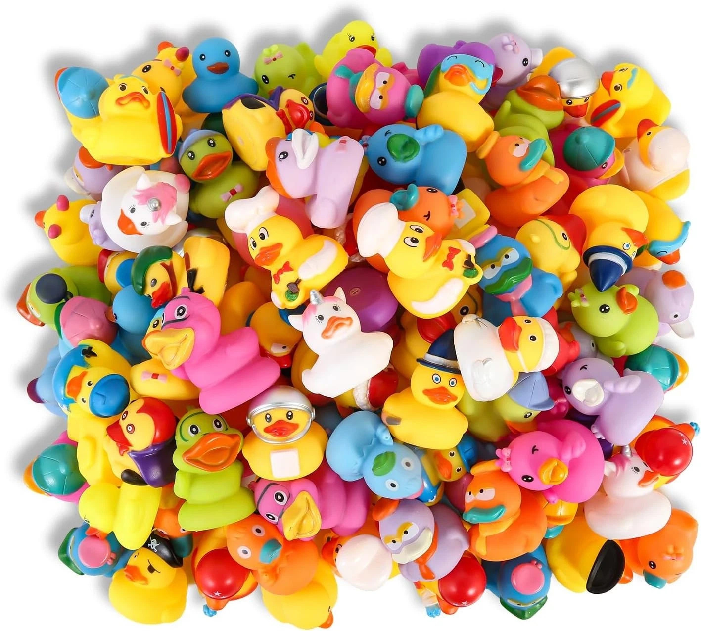 Rubber Ducks in Bulk,Assortment Duckies for Jeep Ducking Floater Duck Bath Toys
