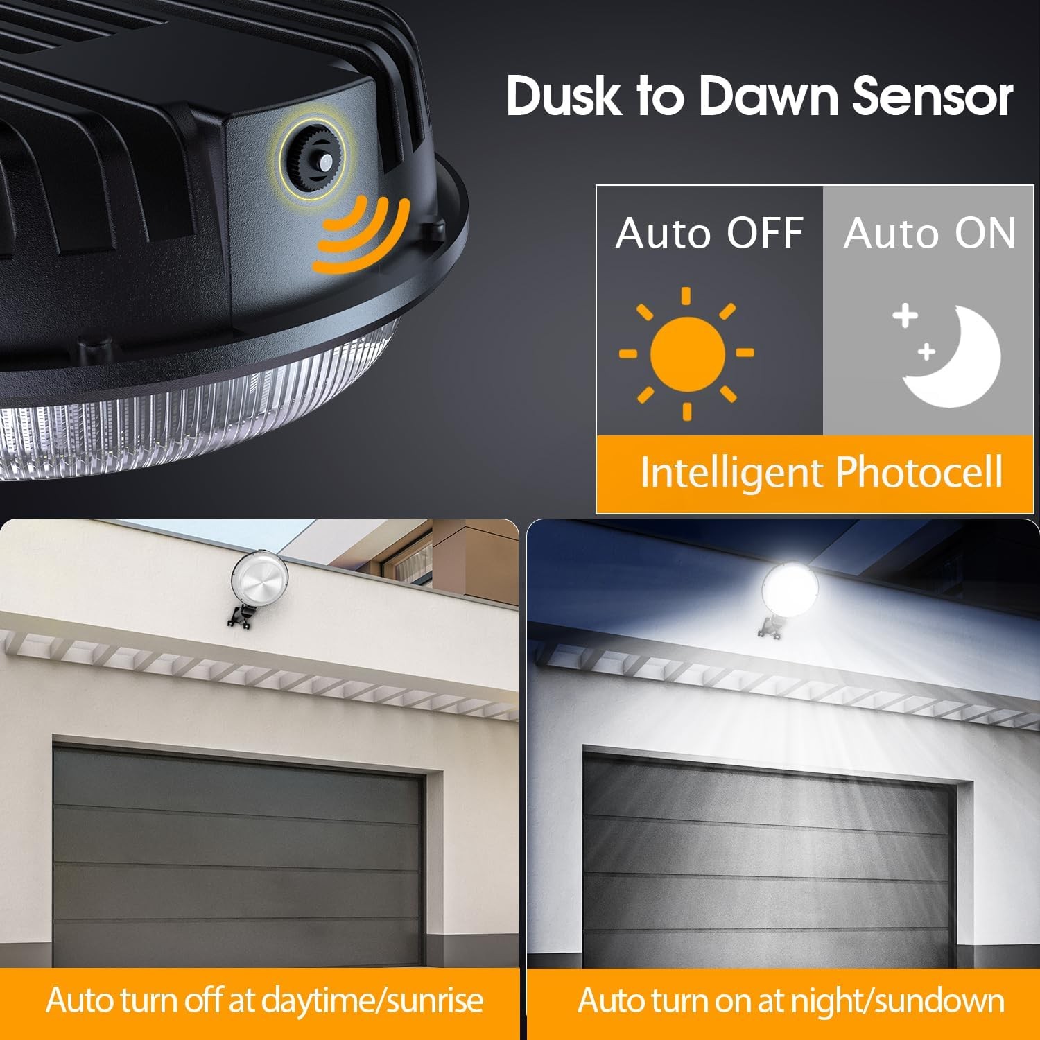 150W LED Barn Yard Street Waterproof Outdoor Security Dusk to Dawn Flood light