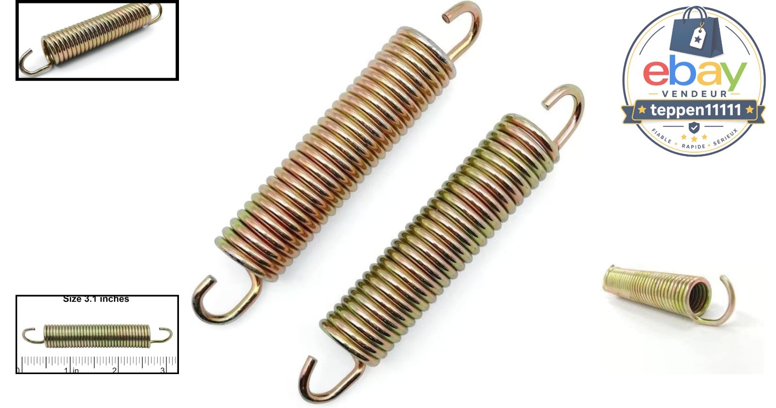 Drive Tensioner Spring 3.00 x .50 Extension Spring (2pk)