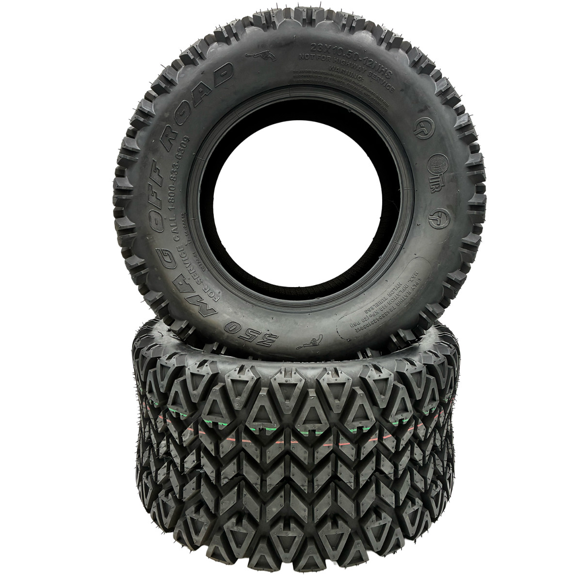 Set of 2 – 23×10.50-12 4 Ply 350MAG Tire