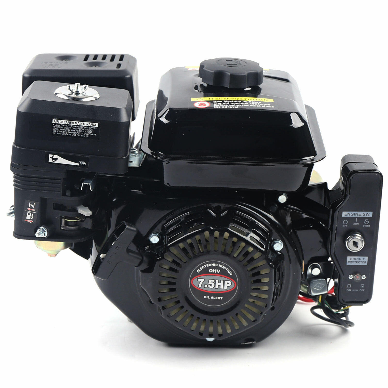 7.5HP Electric Start Horizontal Engine 4-Stroke 212CC Go Kart Gas Engine Motor