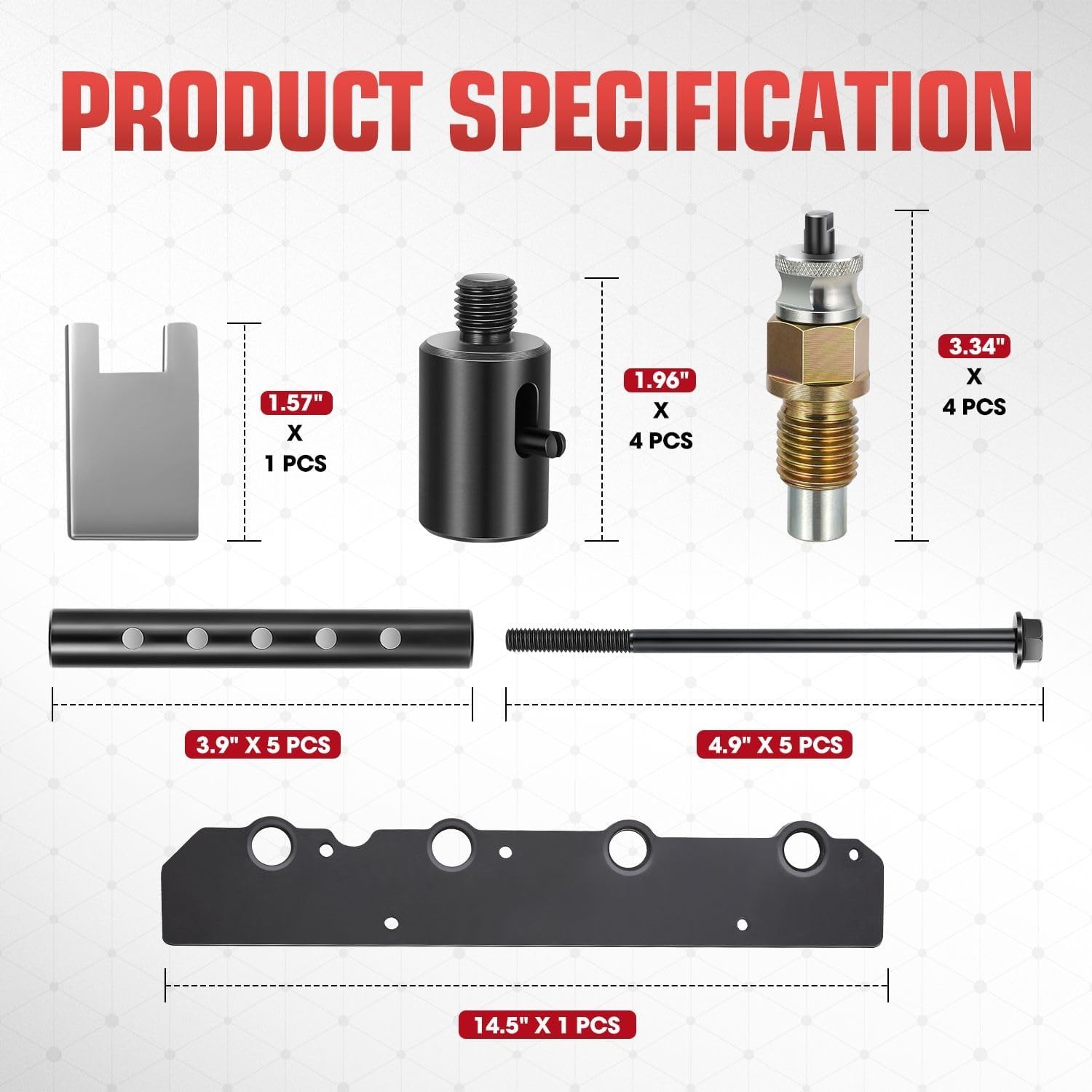 DNA Motoring Fuel Injector Removal Tool Kit BMW B36 B38 B48 B58