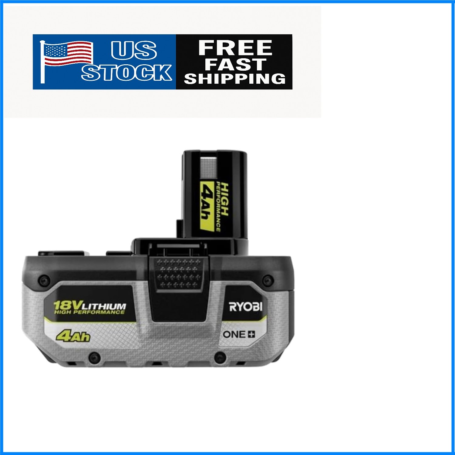 ONE+ 18V 4.0 Ah Lithium-Ion Battery – Ideal for DIY and Professional Power Tools