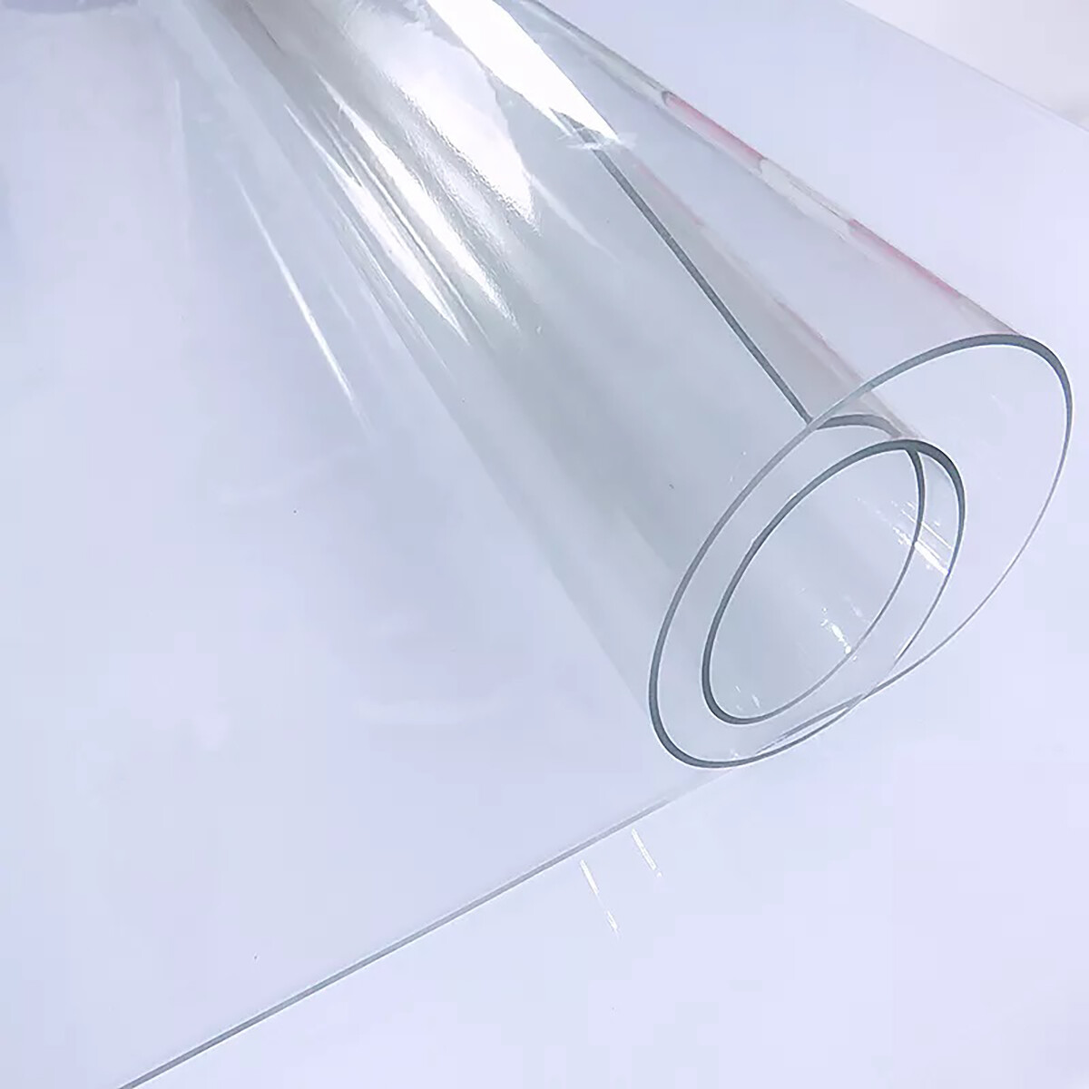 Premium Clear Plastic Vinyl Table Cover Tablecloth Protector – Sold Folded