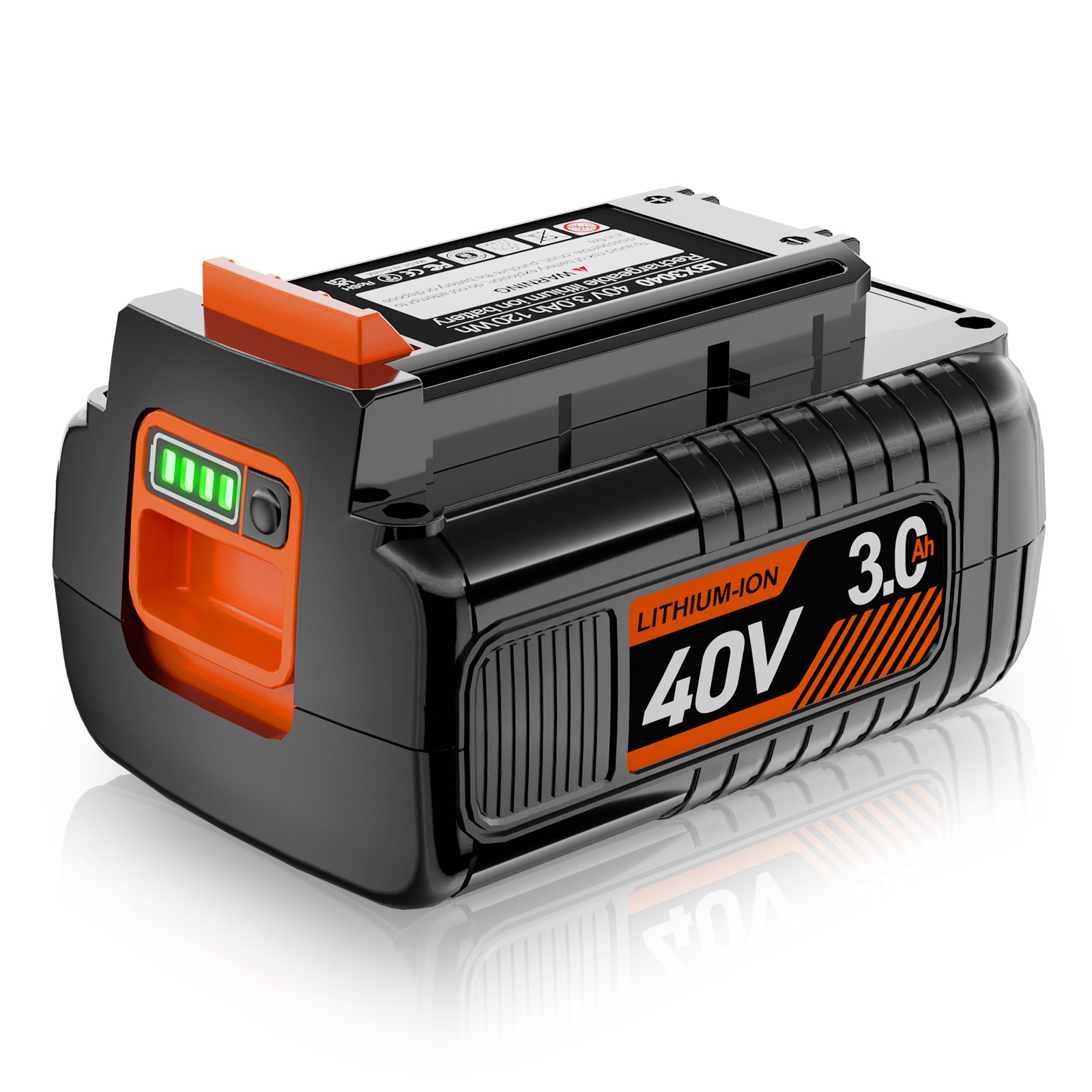 For Black Decker 40V Battery 40Volt Max Lithium 3.0AH LBX2040 LBXR36 LST136