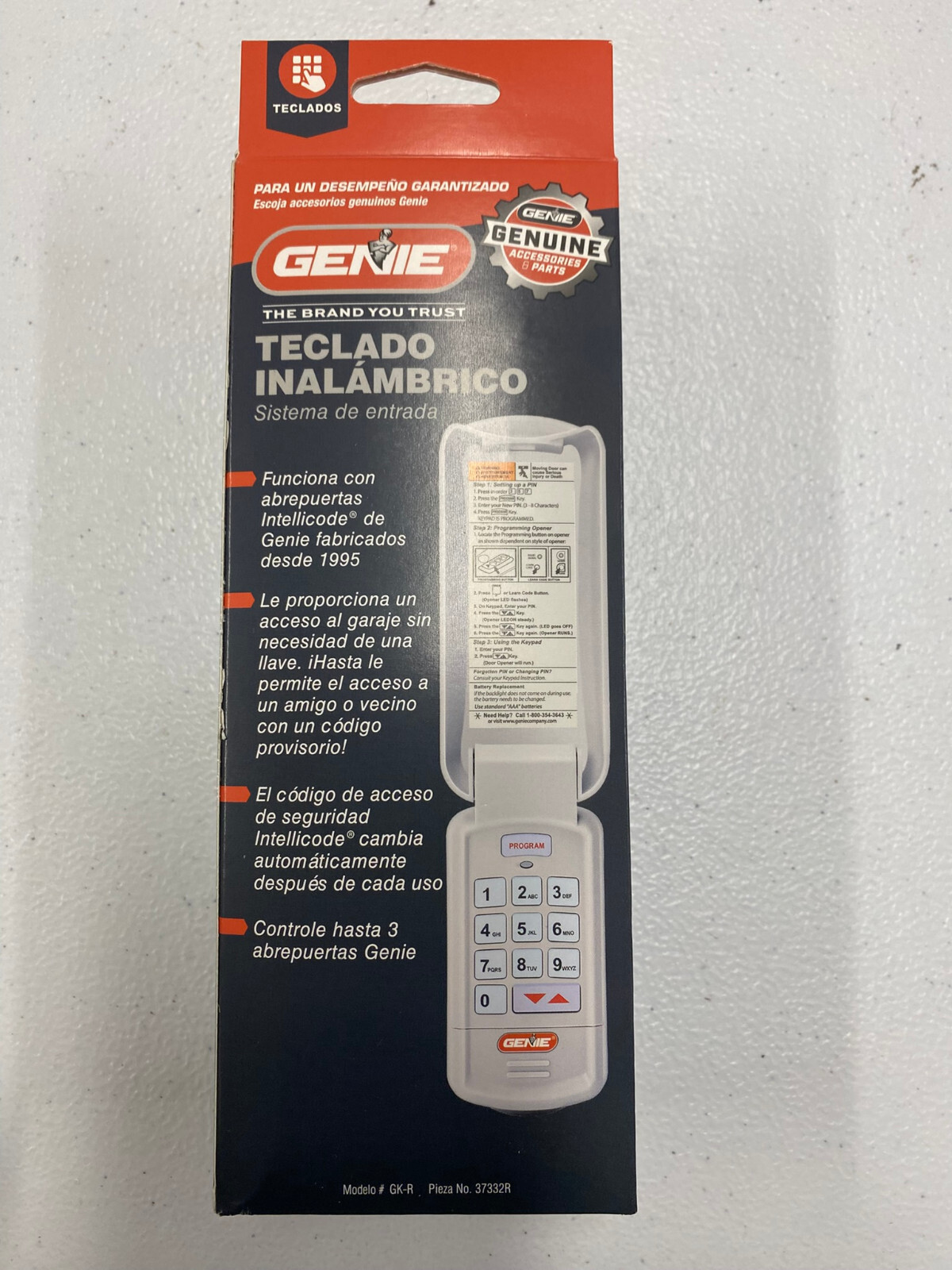 For Genie Garage Door Opener Remote Wireless Keyless Keypad Intellicode GK-R