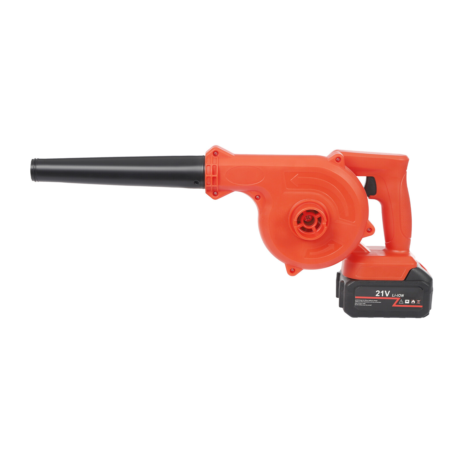 800W Battery Powered Cordless Leaf Blower, 6000-8000rpm Suction Blowing Machine